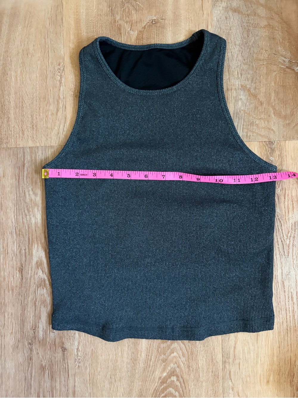 Vuori Charcoal Ribbed Tank - Women's Sleeveless Knit
